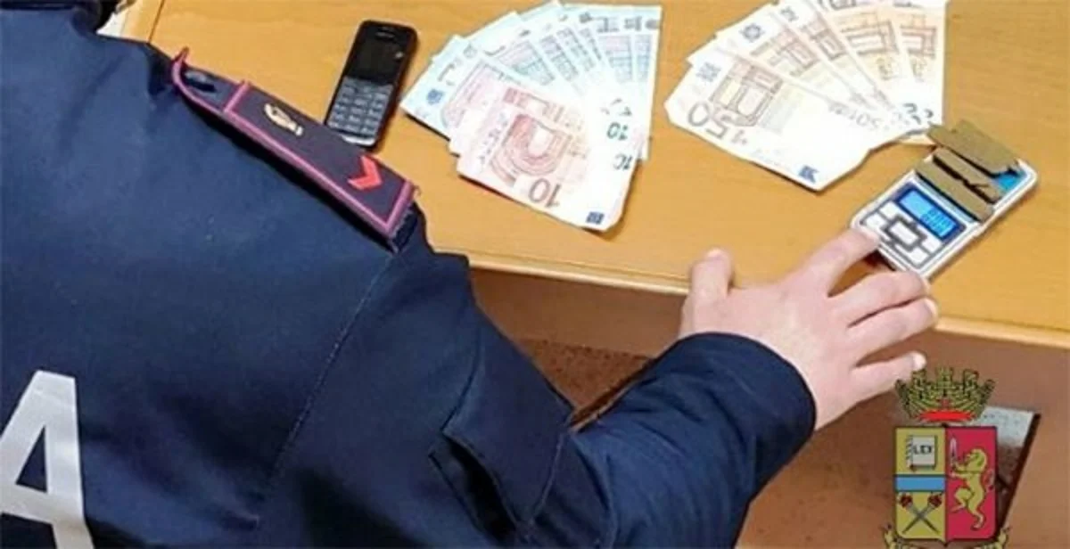 Ischia (NA) - Il cane antidroga Kira fiuta hashish nel vaso delle piante, arrestato 22enne