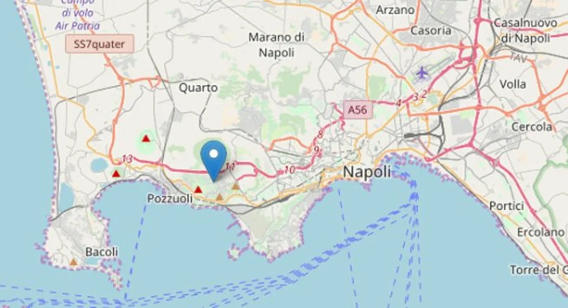 Sciame sismico nei Campi Flegrei, terremoto magnitudo 2.4