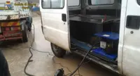 Pozzuoli (NA) - Trasforma il furgone in distributore di carburante di contrabbando, denunciato