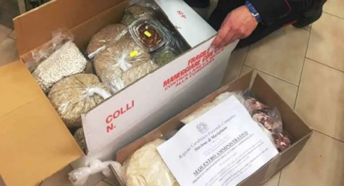 Marigliano (NA) - Carabinieri sequestrano alimenti privi di tracciabilità