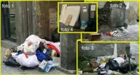 Torre Annunziata - La "passeggiata della monnezza": quando le strade diventano discariche