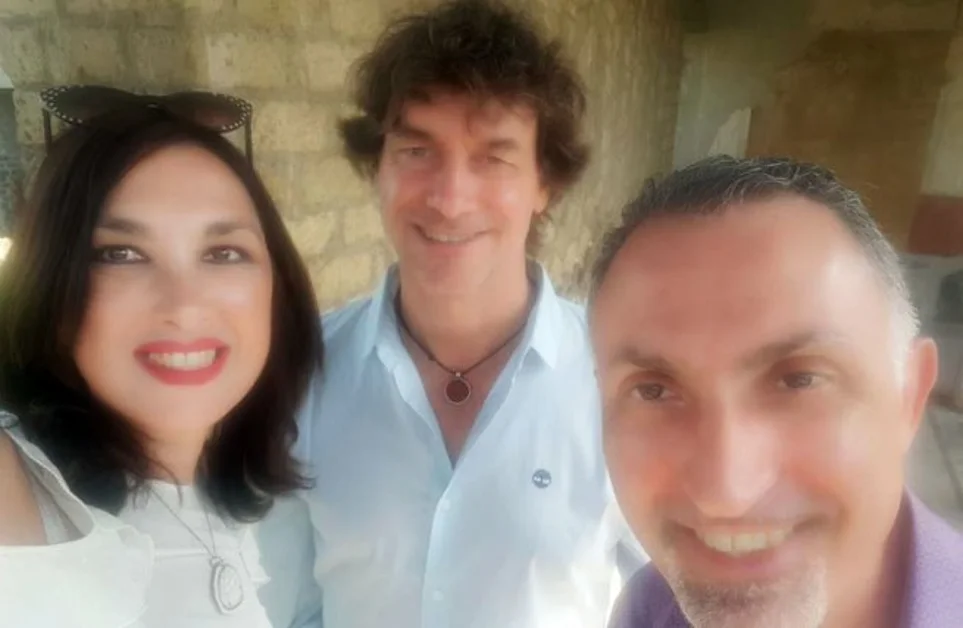 Torre Annunziata - Alberto Angela agli Scavi di Oplonti per il programma Rai "Meraviglie"