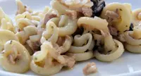 Pasta alla bella donna in bianco 