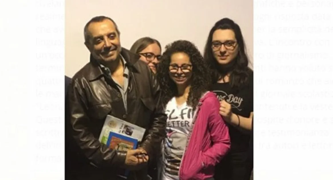 Poggiomarino - Il giornalista presentatore di Uno Mattina, Franco Di Mare, al Liceo "da Vinci"