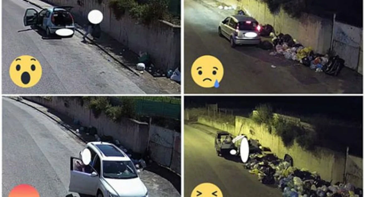 Ercolano - Sacchetto selvaggio, la "trovata" social del sindaco Buonajuto