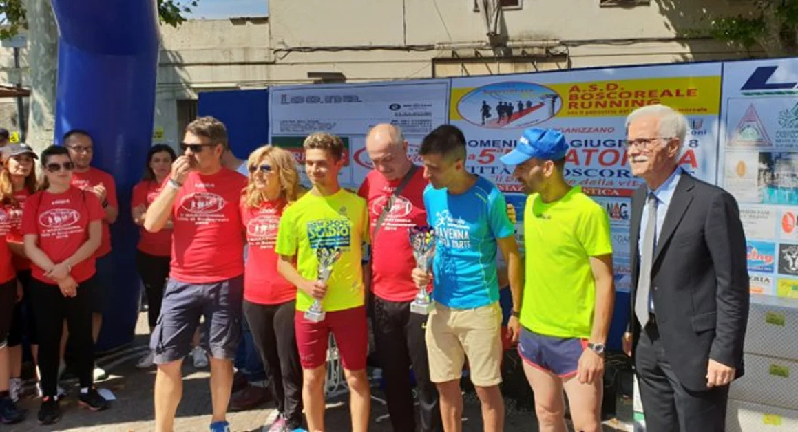 Boscoreale - Grande successo della maratonina di 10 km, vinta dall'atleta Salvatore Rocco