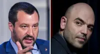 Salvini querela Saviano per il post su Facebook «Ministro della malavita»