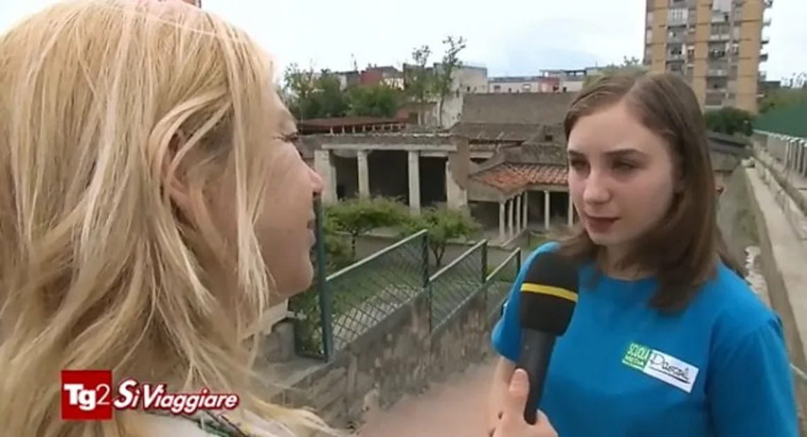 Torre Annunziata - Su Rai Due il viaggio nell'antica Oplontis con gli studenti della scuola media "Pascoli"