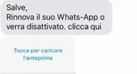 Falsi messaggini di whatsapp per accedere ai nostri dati