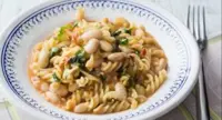 Pasta e fagioli estiva