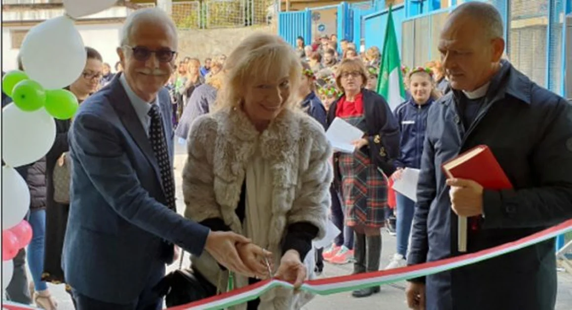 Boscoreale - Riapre la scuola di via Nicola De Prisco, cerimonia di inaugurazione