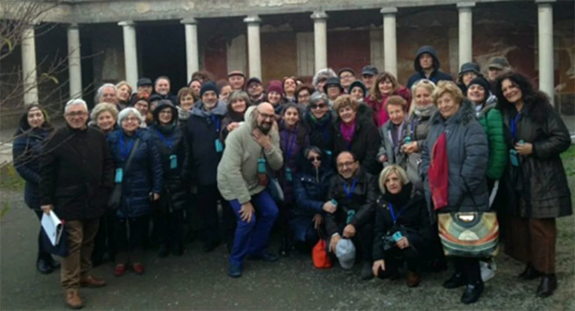 Dalla Calabria a Torre Annunziata, il tour tra Arte Bianca e Scavi di Oplonti di una comitiva di turisti