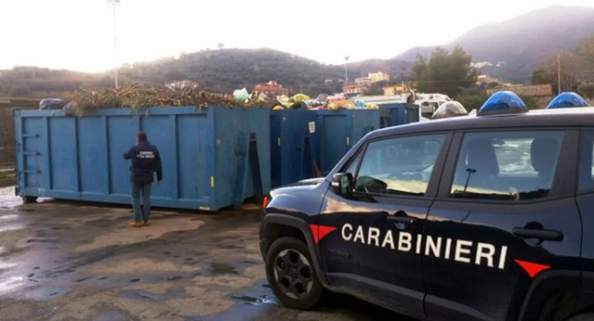 Gragnano - I carabinieri sequestrano area adibita a centro di raccolta rifiuti