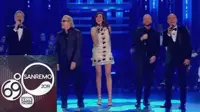 Sanremo 2019: Venditti, Raf e Tozzi scaldano l'Ariston. Duetto tra Virginia Raffaele e la Vanoni