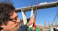 Iniziate opere di demolizione del ponte Morandi a Genova