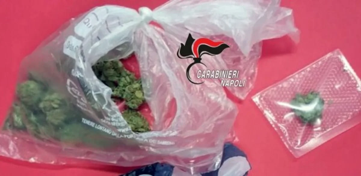 Boscoreale - In possesso di marijuana confezionata, arrestato