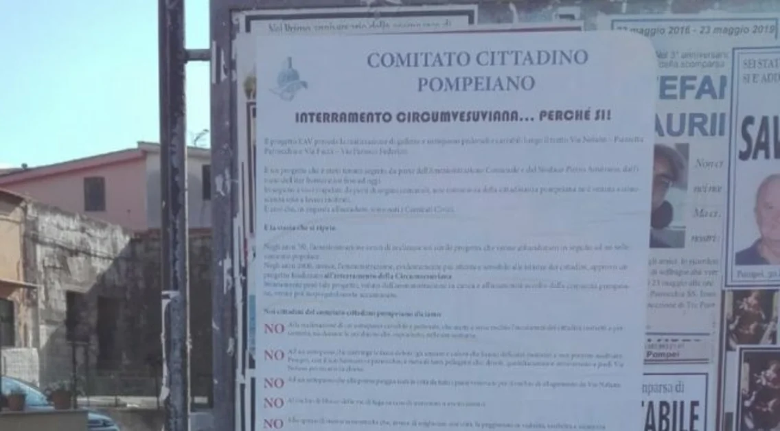 Pompei - Progetto EAV, l’Amministrazione comunale propone il passaggio a raso su via Nolana