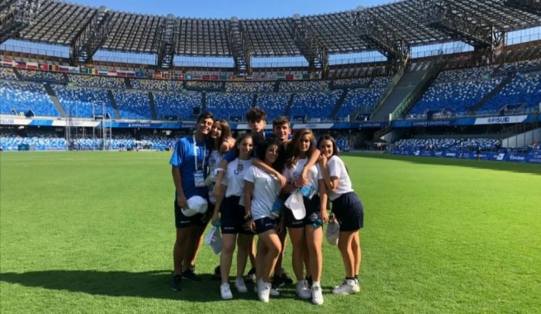 Torre Annunziata - Gli studenti del Liceo Pitagora-Croce alle Universiadi