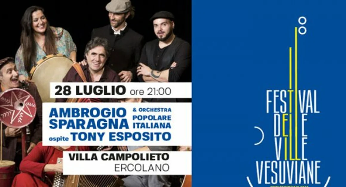 Festival delle Ville Vesuviane, con Ambrogio Sparagna e Tony Esposito