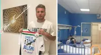 Torre Annunziata - Ciro Immobile, l'Aicovis e un ragazzo ricoverato al Santobono