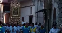 Torre Annunziata - Processione della Madonna della Neve per le strade del quartiere dell'Annunziata