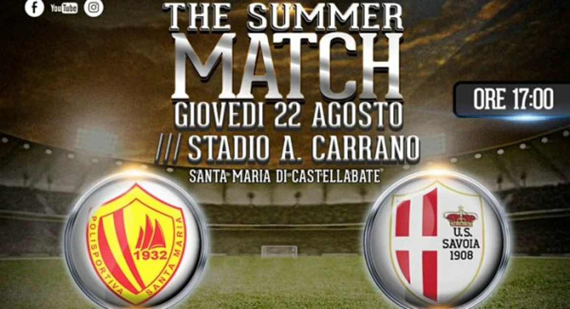 Savoia e Polisportiva Santa Maria si sfidano in allenamento