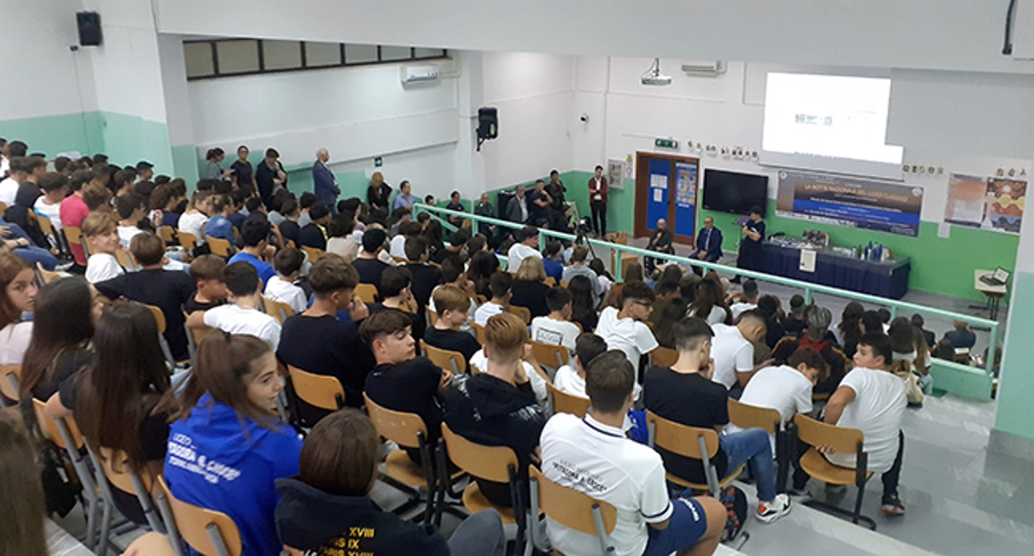 Torre Annunziata - In memoria di Giancarlo Siani, il saluto al Procuratore Pennasilico del Liceo Pitagora-Croce