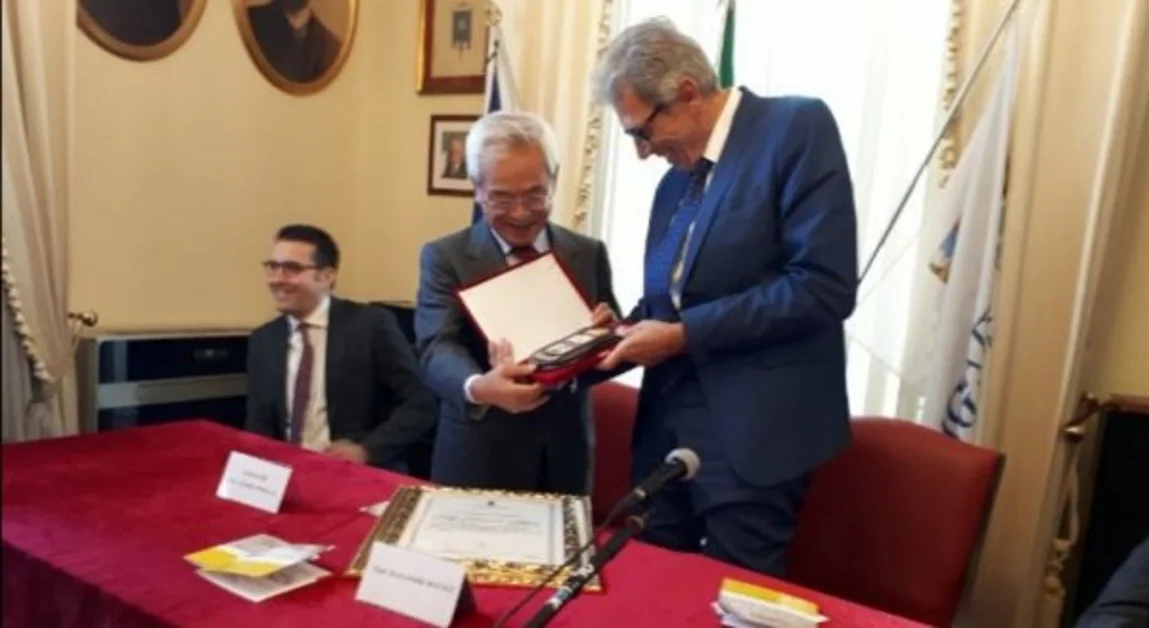 Pompei - La cittadinanza onoraria al professore Masanori Aoyagi, la cerimonia