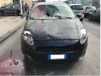 Torre Annunziata - Cavallo imbizzarrito in via Roma, inizia una folle corsa e si infrange contro un'auto in sosta