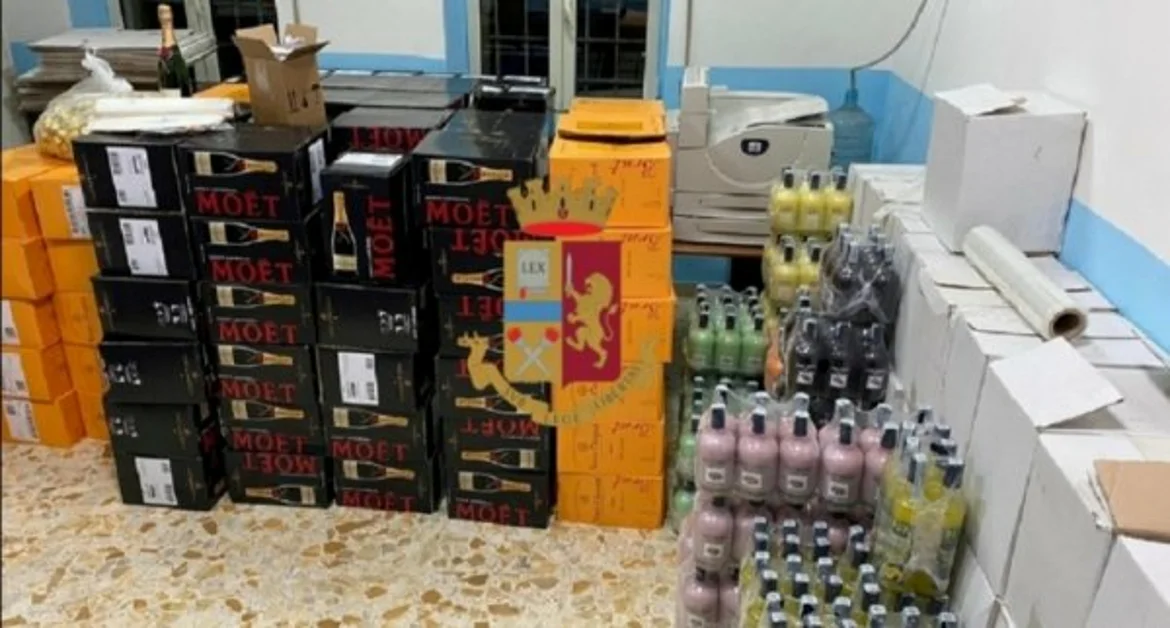 Napoli - Maxi sequestro di bevande alcoliche contraffatte 
