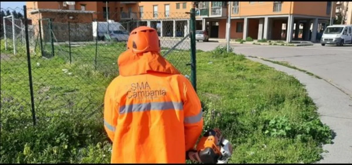 Boscoreale - Sma Campania, lavori di bonifica in viale Villa Regina