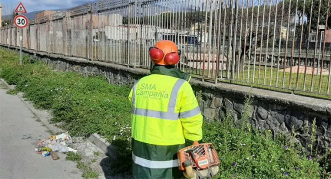 Boscoreale - Intervento di manutenzione straordinaria viale Villa Regina