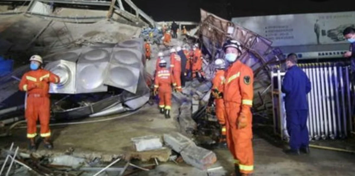 Crolla un hotel in Cina, ospitava cittadini in quarantena