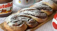 Brioche intrecciata alla nutella