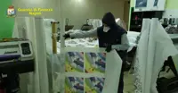 Ottaviano - Sequestrata "fabbrica del falso" e 106 mila mascherine 