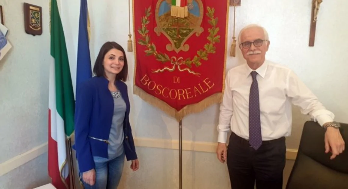 Boscoreale - Il sindaco Diplomatico incontra il presidente dell'Avis Napoli Pentangelo