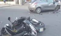 Torre Annunziata - Incidente tra auto e moto: feriti marito e moglie