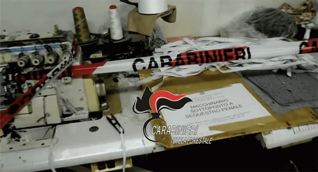 Terzigno - Laboratori tessili gestiti in nero da cittadini cinesi