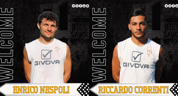 Torre Annunziata - Savoia, acquistati Nespoli e Correnti dal Genoa