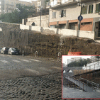 Torre Annunziata - Smantellata la "passerella" in ferro lungo Rampa Nunziante