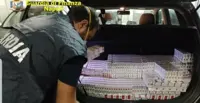 Sequestro di 140 kg di sigarette di contrabbando, denunciato un 40enne