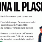 Cooronavirus, "Dona il plasma", il manifesto dell'Ospedale dei Colli