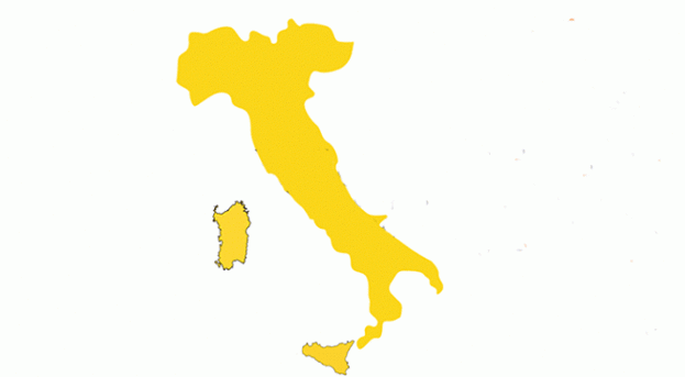 Covid, a metà dicembre tutta le Regioni "zona gialla"