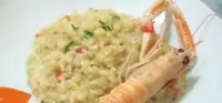 Risotto alla crema di scampi