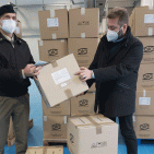 Torre Annunziata - Lo Spolettificio dona 5mila mascherine chirurgiche alla "Mensa dei Poveri"