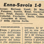 Torre Annunziata - Viaggio nella storia del Savoia: 54 anni fa l'incontro in Sicilia con l'Enna