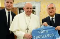 Immobile e Lotito ricevuti dal Papa in udienza privata