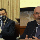 M5Stelle e Lega dopo l'incontro con Draghi: siamo con il primo ministro