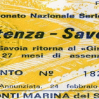 Torre Annunziata - Viaggio nella storia del Savoia: 30 anni fa l'inaugurazione del nuovo stadio Giraud