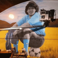 Gragnano - Un grande murale per Diego Armando Maradona